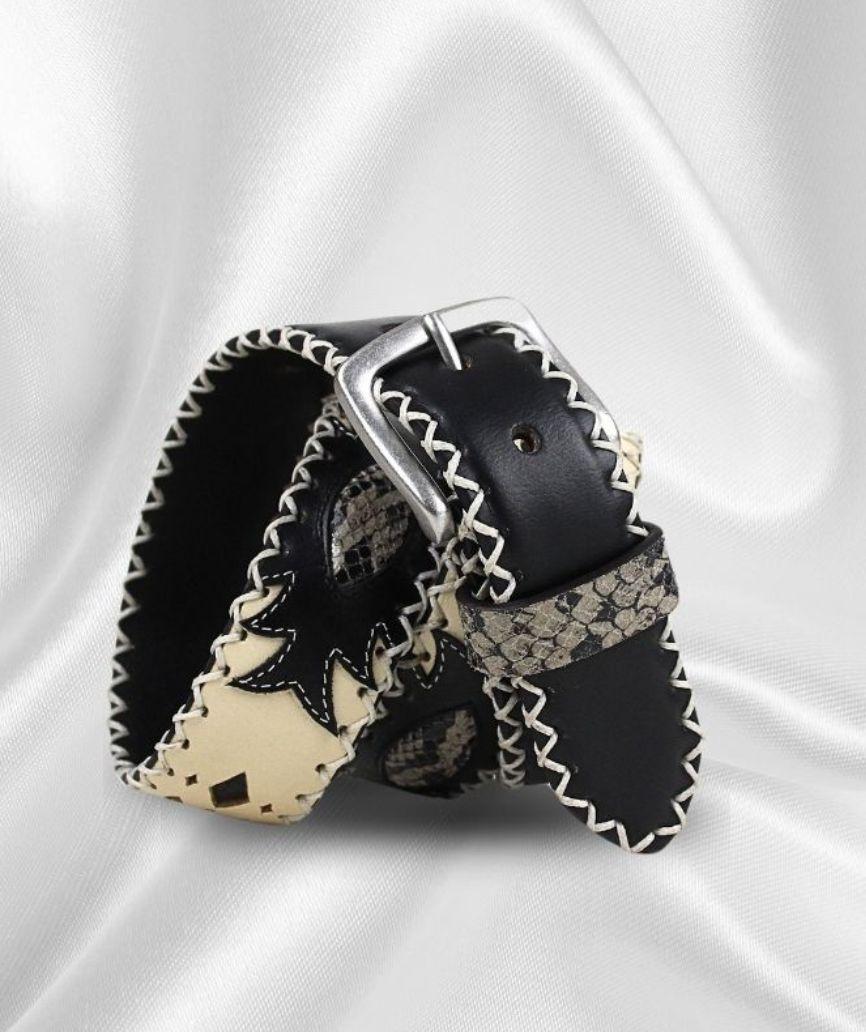 tony mora 0229 FANTASIA CLUB NEGRO/ NOBUK BONE PYTHON BW