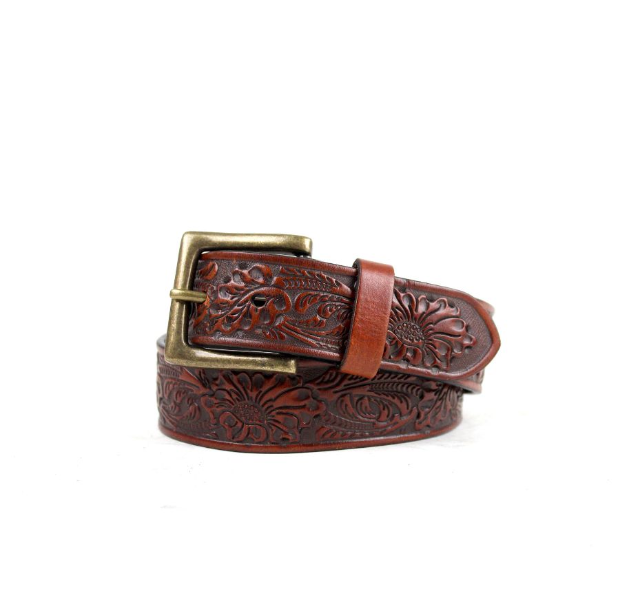 Tony Mora 0086 GRABADO BECERRO MARRON