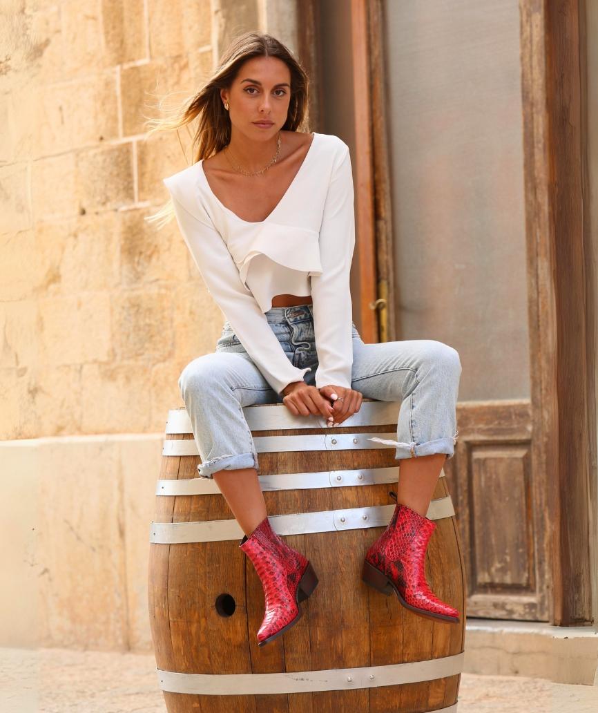 Tony Mora 621 DASLU LINI PITON ROJO