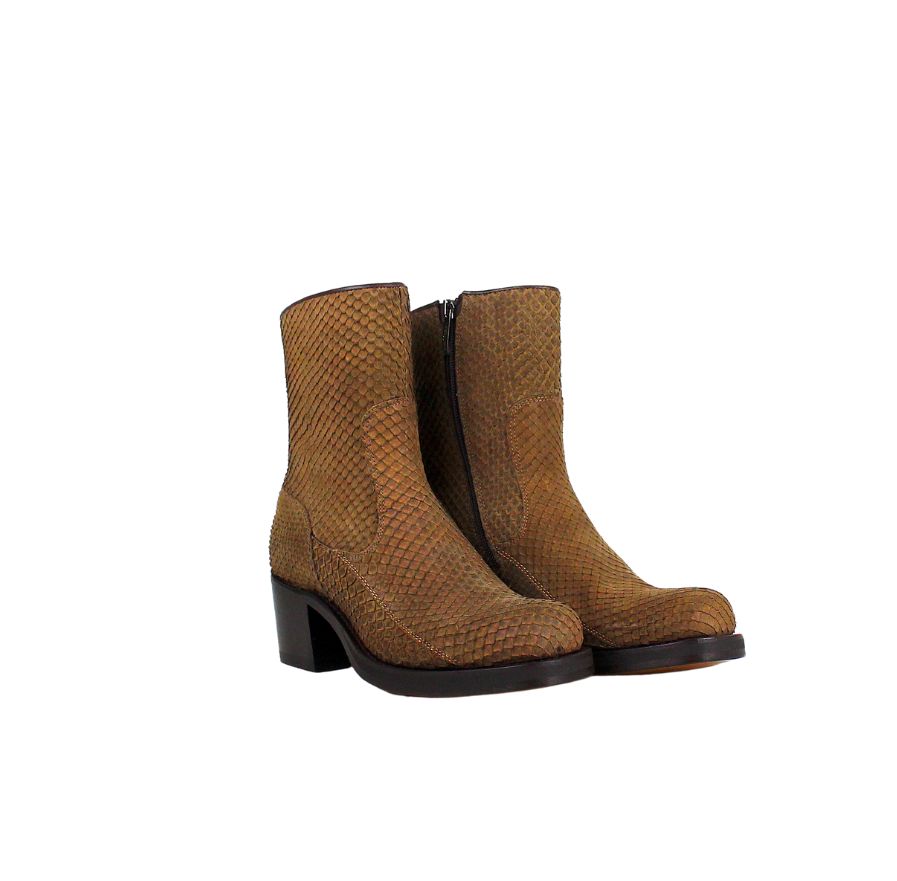 Tony Mora 687 LISTA TINA PITON BC CUERO MATE