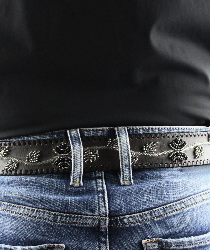 Tony Mora 8091 BOHO FLORES NEGRO