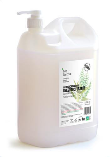 tot herba EcoRecarga Acondicionador reestructurante de cola de caballo y salvia 5 litros