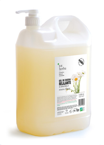 tot herba EcoRecarga Gel de ducha relajante de Manzanilla 5 Litros