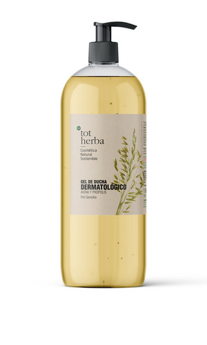 tot herba Gel de ducha Dermatológico Avena y Própolis 1.000 ml