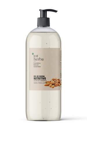 tot herba Gel de ducha Nutritivo Leche de Almendras 1.000 ml