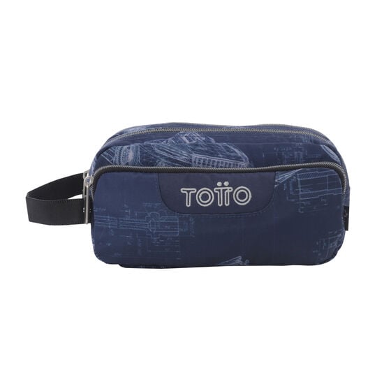 Totto Kit Escolar Mochila De Ruedas + Estuche Blueprint