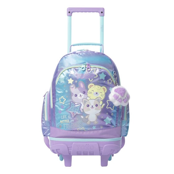 Totto Kit Escolar Mochila De Ruedas + Estuche Friends