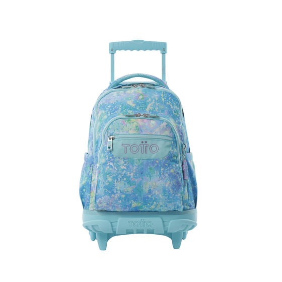 Totto Kit Escolar Mochila De Ruedas + Estuche Glitter