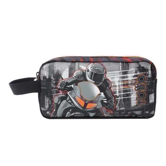 Totto Kit Escolar Mochila De Ruedas + Estuche Speed Biker