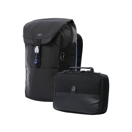 totto Kit mochila ejecutiva hombre + portameriendas Black