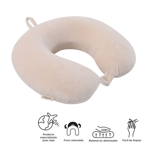 Totto Almohada De Viaje Pylot - White Sand