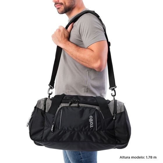 Totto Bolsa Cobred - S Negro Y Gris