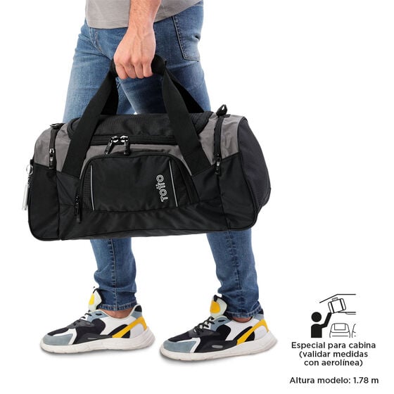 Totto Bolsa Cobred - S Negro Y Gris