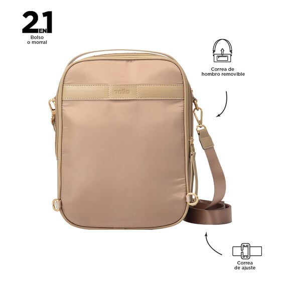 Totto Bolso Crossover Mujer Marrón - Lita L