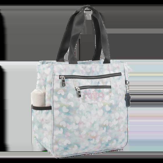 Totto Bolso Cutara - Corazones Pastel