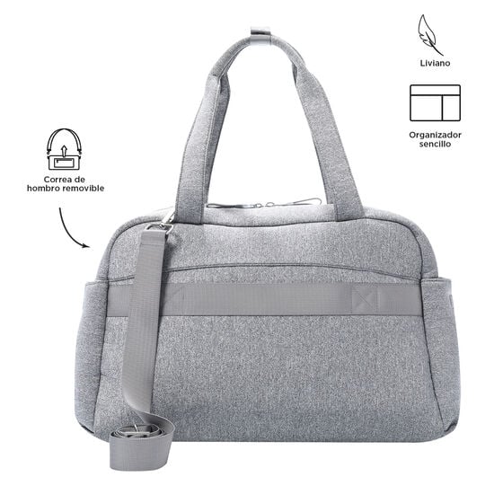 Totto Bolso Megumi L Duffle - Gray Mix