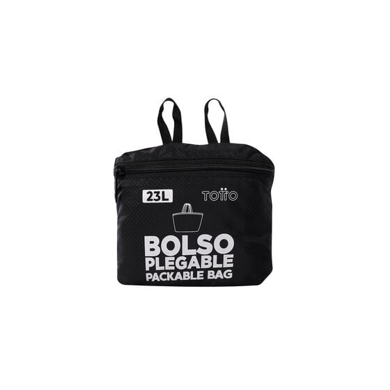Totto Bolso Plegable Ramel - Negro