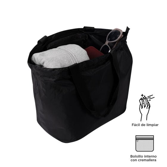 Totto Bolso Plegable Ramel - Negro
