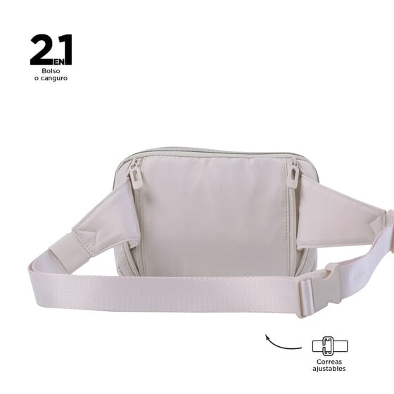 Totto Bolso-riñonera Funty - White Sand