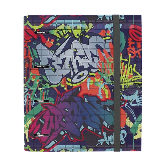 totto Carpeta de 4 anillas graffiti