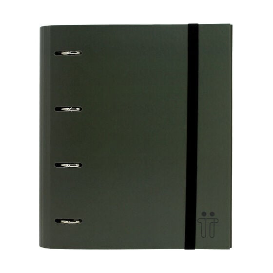 totto Carpeta de 4 anillas verde oscuro