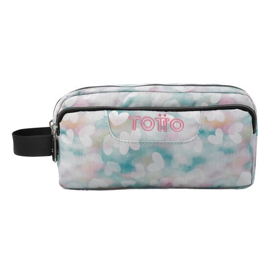totto Estuche Agapec - Corazones pastel