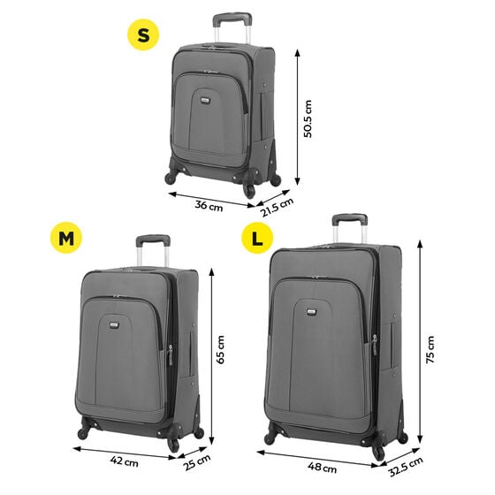 Totto Juego De Maletas Andromeda 2.0 - Gris