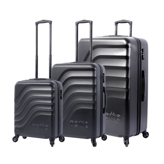totto Juego de maletas Bazy - Negro