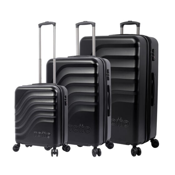 totto Juego de maletas Expandible Bazy+ - Negro