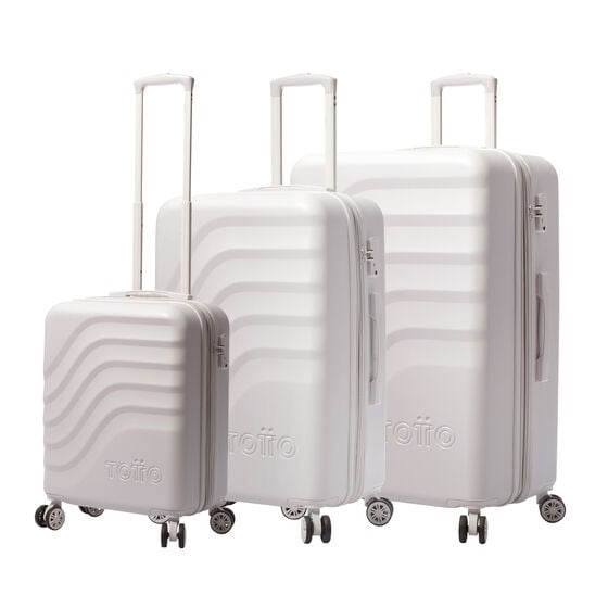 totto Juego de maletas Expandible Bazy+ - White Sand