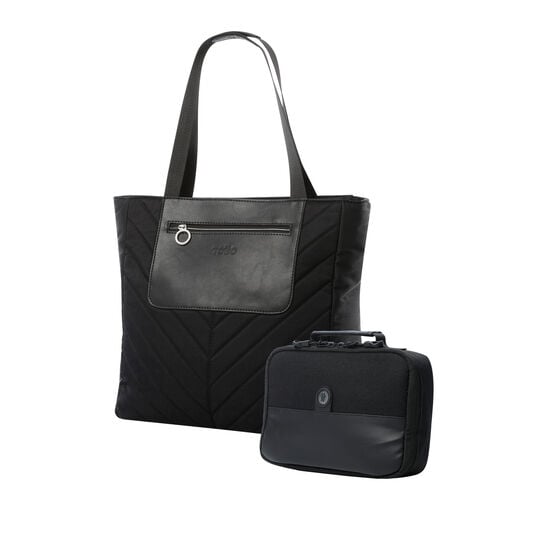 totto Kit bolso + portameriendas Black