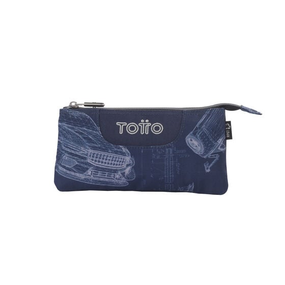 Totto Kit Escolar Mochila + Estuche Blueprint