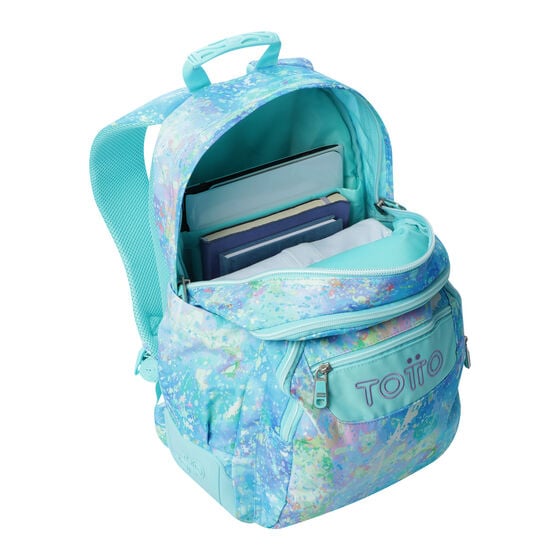 Totto Kit Escolar Mochila + Estuche Glitter