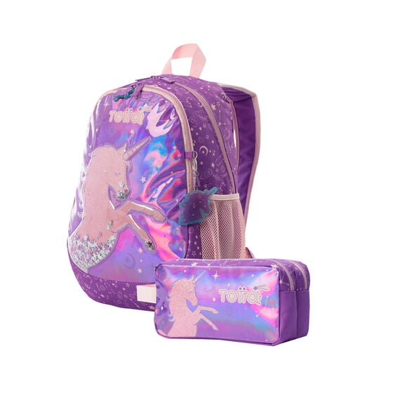 totto Kit escolar mochila + estuche Unispace