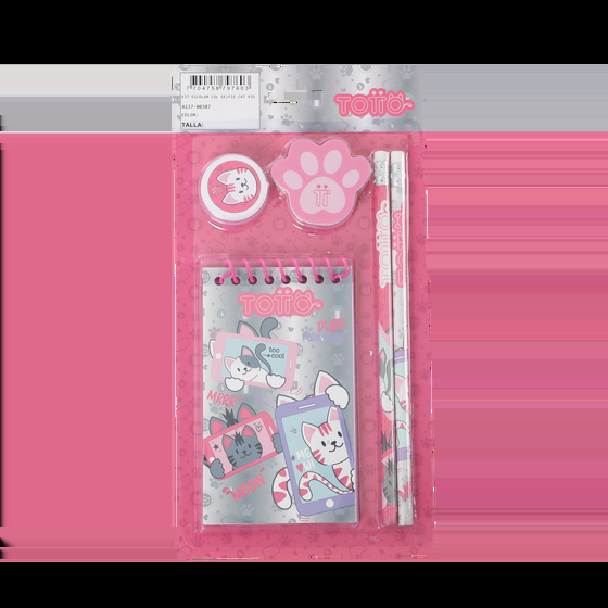 totto Kit escolar Selfie Cat