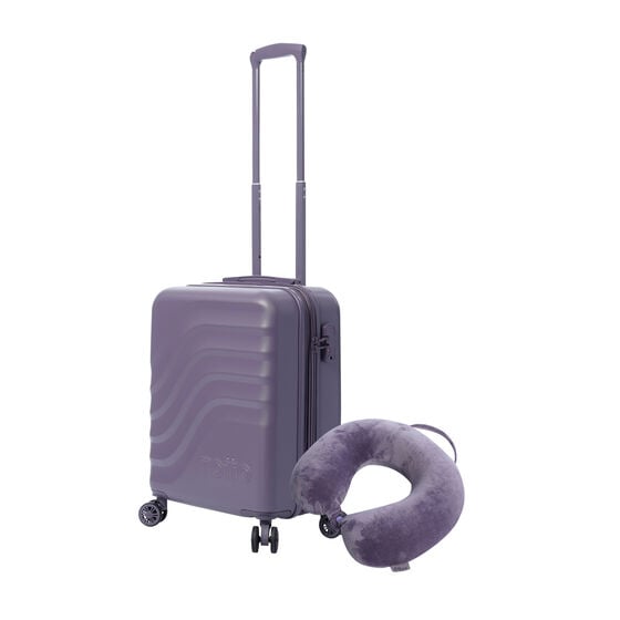 totto Kit maleta de cabina + almohada Montana Grape