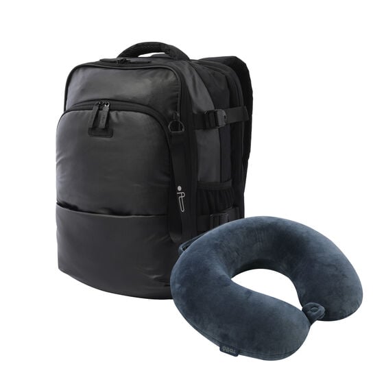 totto Kit mochila de viaje + almohada Black/Salute