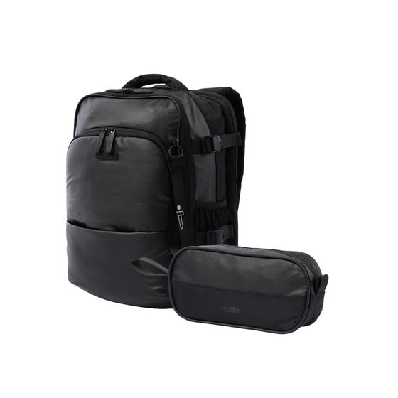 totto Kit mochila + organizador Trip Black