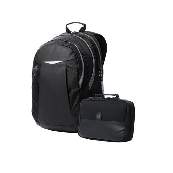 totto Kit mochila urbana + portameriendas Black