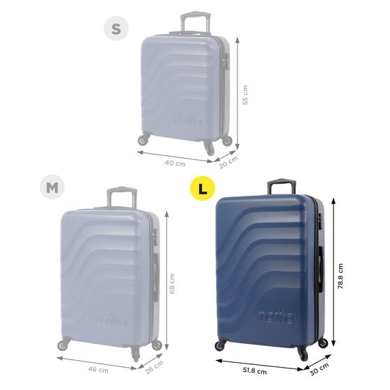 Totto Maleta Bazy L - Azul Oscuro