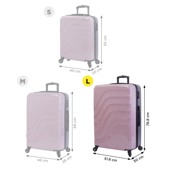 Totto Maleta Bazy L - Edición Especial Glitter