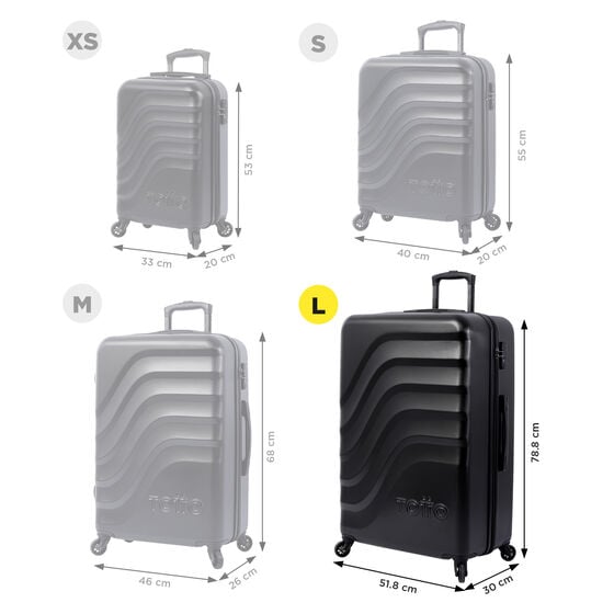 Totto Maleta Bazy L - Negro