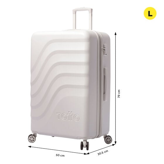 Totto Maleta Bazy+ L - White Sand