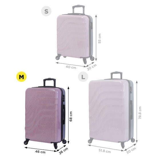 Totto Maleta Bazy M - Edición Especial Glitter