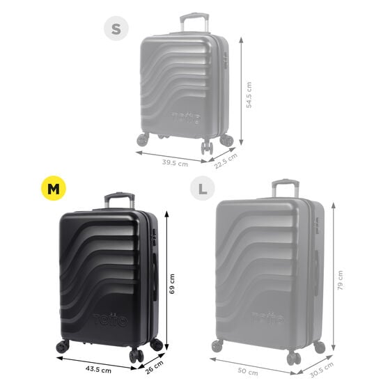 Totto Maleta Bazy+ M Negro