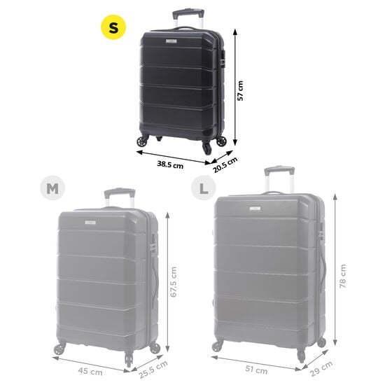 Totto Maleta Rayatta S - Negro