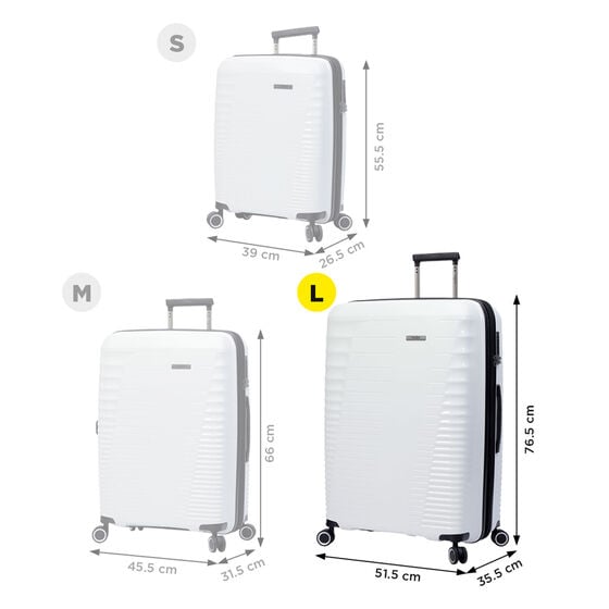 Totto Maleta Traveler L - Blanco