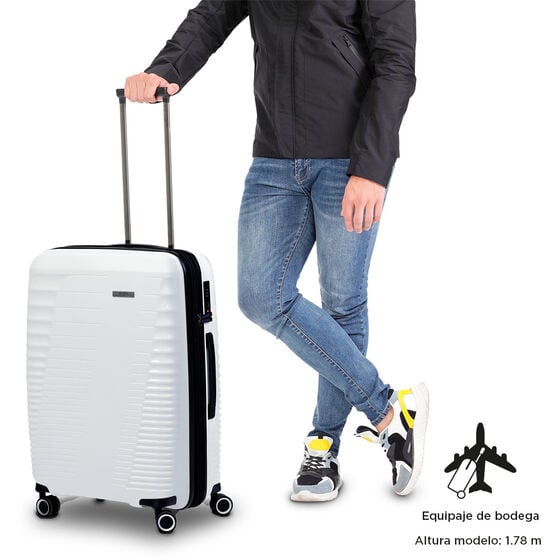 Totto Maleta Traveler M - Blanco