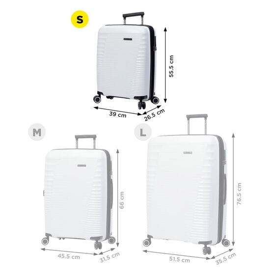 Totto Maleta Traveler S - Blanco