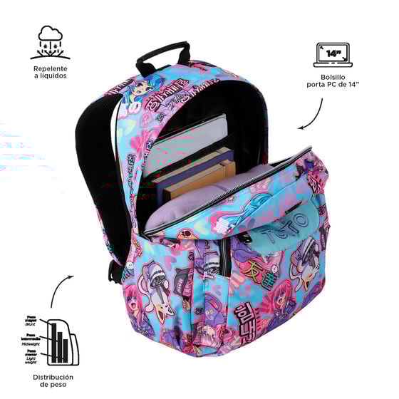 Totto Mochila Acuareles - Anime Girls
